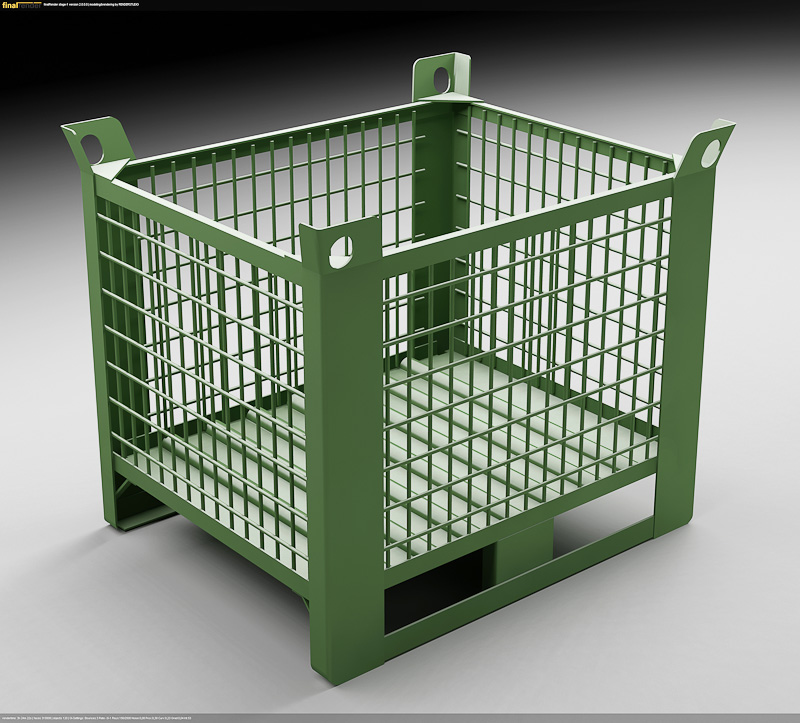 Contenitore in rete pesante